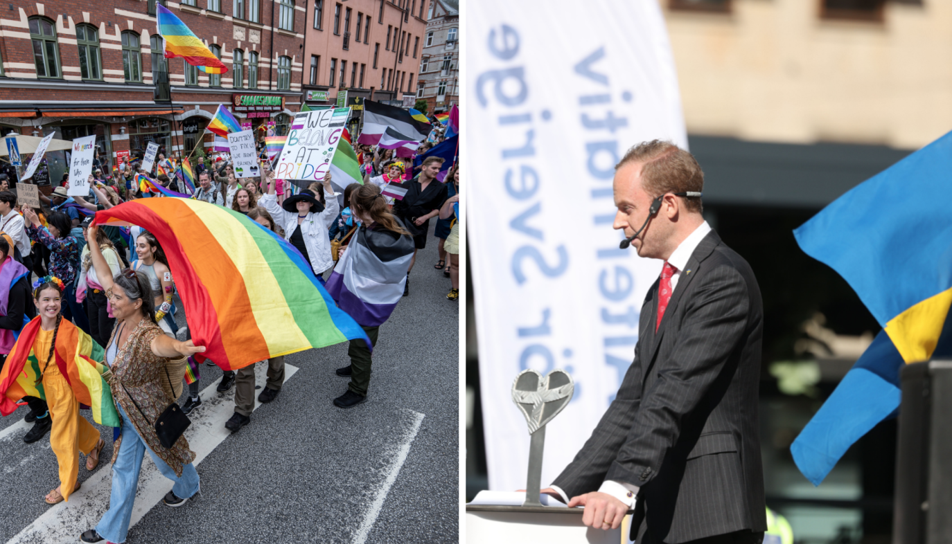 Alternativ för Sverige, RFSL, Pride